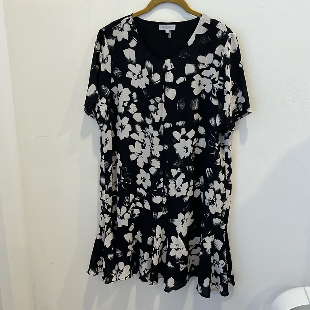 1. Slate floral dress